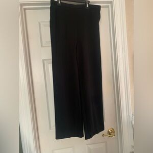 Alfred Dunner Black Wide Leg Pants